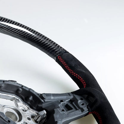 Carbon Suede Steering Wheel for VW Golf/Polo GTI Jetta GLI Scirocco (2006-2023)