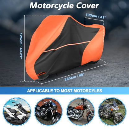 Outdoor Waterproof Motorbike Cover / 245cm / Motorbike Cover for Motorcycle