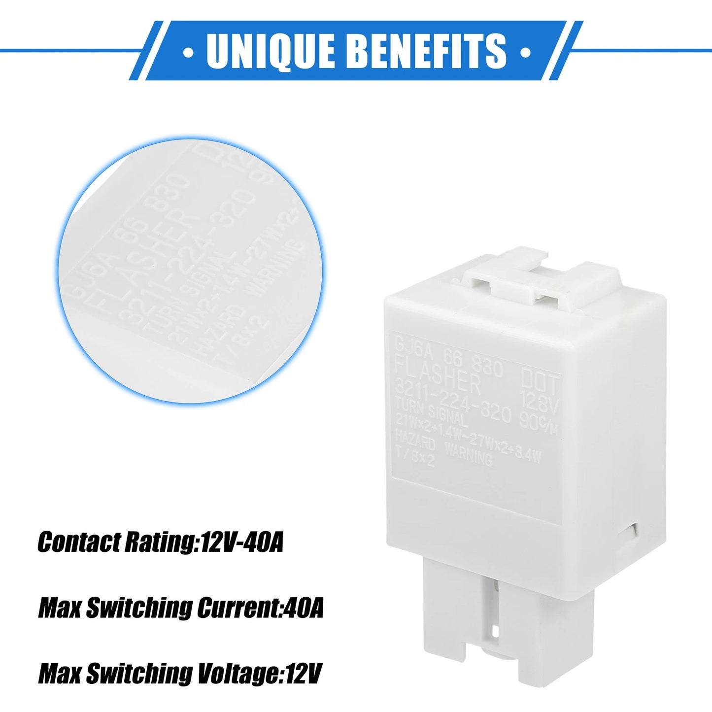 7 Pin DC 12V 40A Car Relay for Chevrolet Cruze