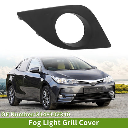 1 Pc Front Right Fog Light Grill for Toyota Corolla (2014–2016)