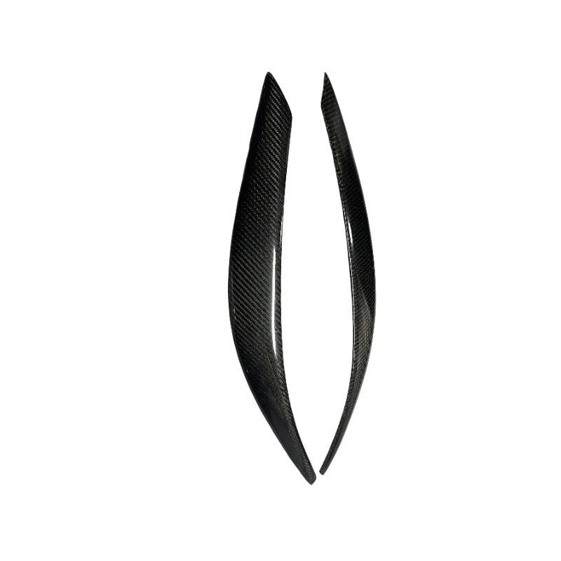 Carbon Fiber Headlight Eyelid Eyebrow Cover Trim for Toyota Alphard 2006-2008