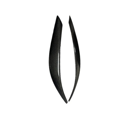 Carbon Fiber Headlight Eyelid Eyebrow Cover Trim for Toyota Alphard 2006-2008