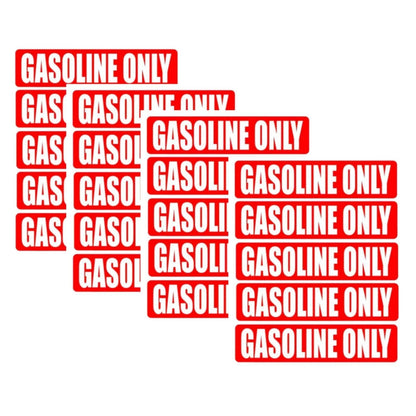 Gasoline Only Fuel Caution Warning Decal for All Boats and Jet Skis 20x