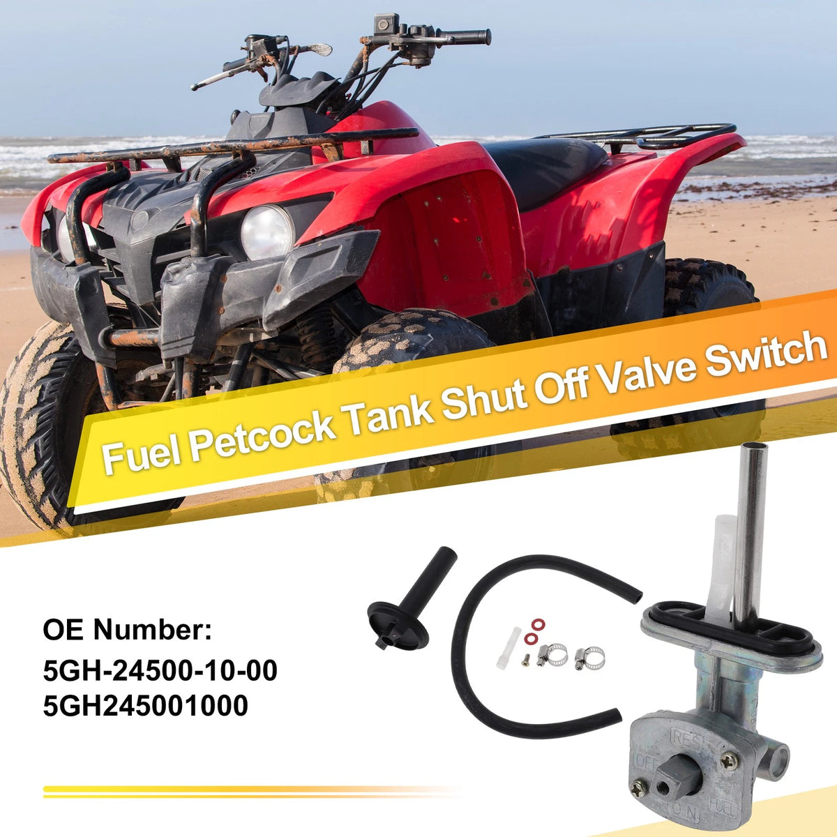 ATV Fuel Valve Petcock Gas Tank Switch for Yamaha Kodiak