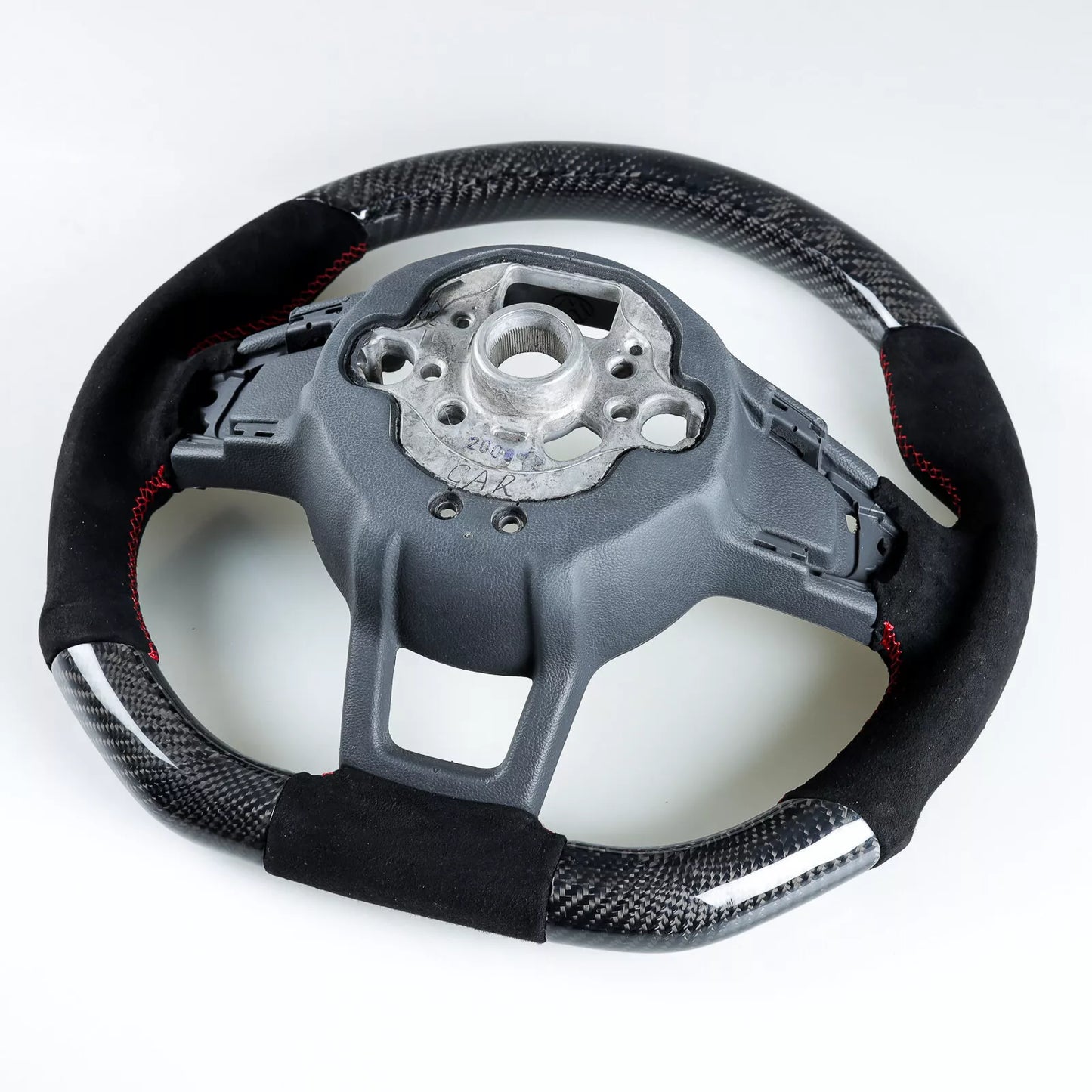 Carbon Suede Steering Wheel for VW Golf/Polo GTI Jetta GLI Scirocco (2006-2023)