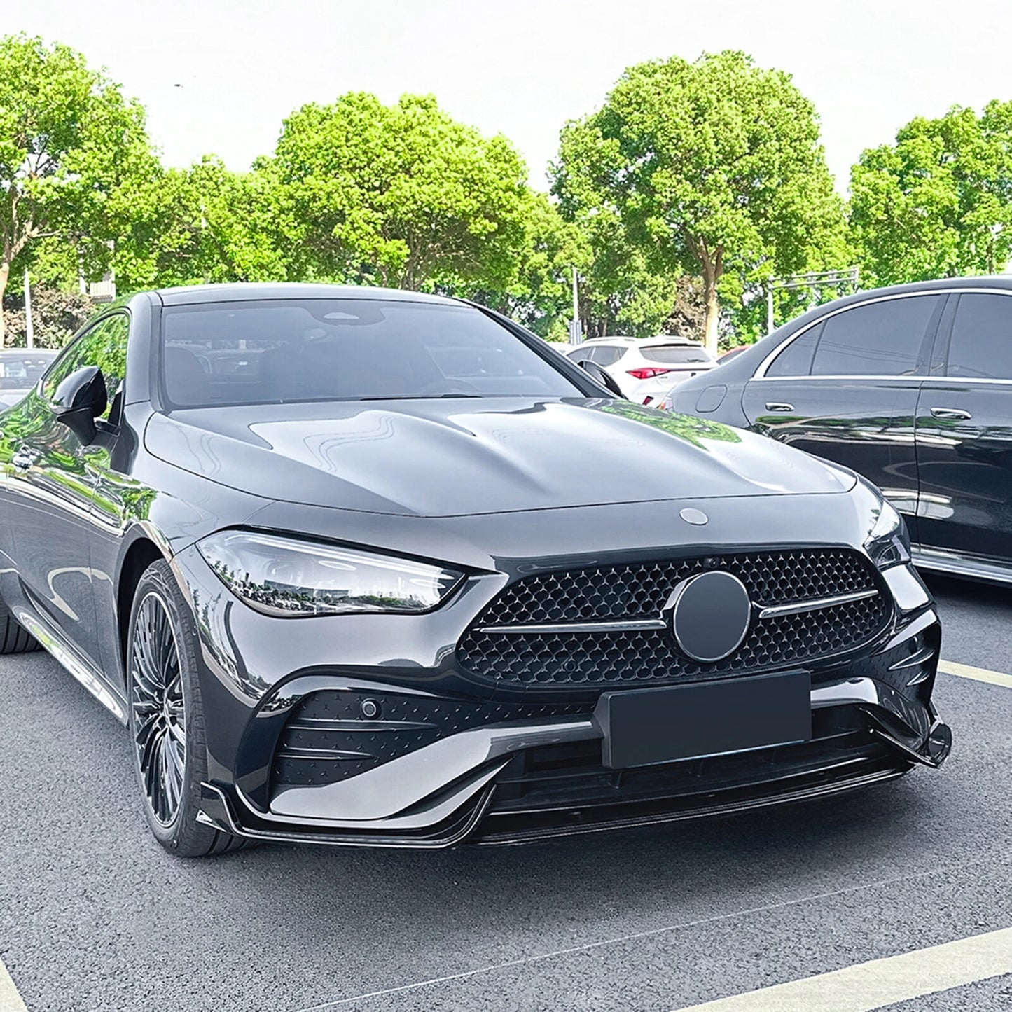 Bumper Spoiler Lip for Benz CLE Coupe C236 (2024-2025)