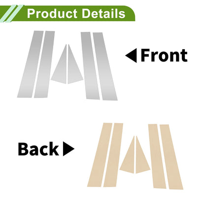 6pcs Pillar Window Trim for Chevy Captiva (2006-2015)