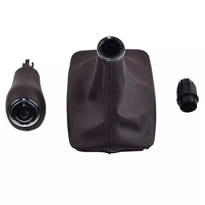 Mocha Color Gear Shift Knob and Boot Set for Mercedes C Class W204 (2007–2013)