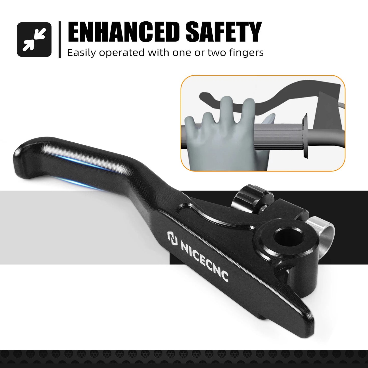 Shorty Brake Lever for KTM 150-500 EXC/EXCF/XCW/XCF-W/XW-F (2014-2025)