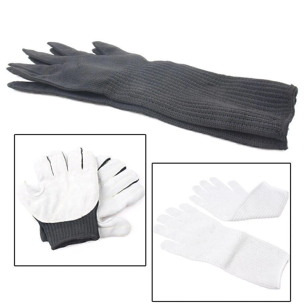 Cut Proof Stab Resistant Gloves for Butchers - Level 5 Stainless Steel Mesh