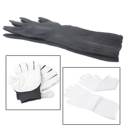Cut Proof Stab Resistant Gloves for Butchers - Level 5 Stainless Steel Mesh