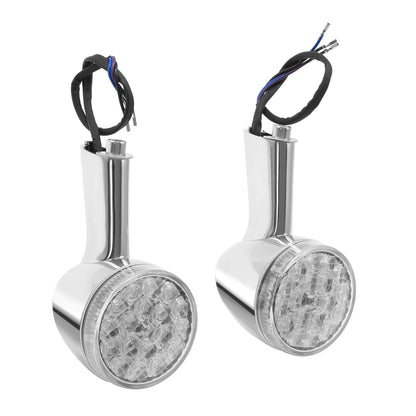 Chrome Rear Turn Signal Lights for Harley Touring, Softail (2000-2024)
