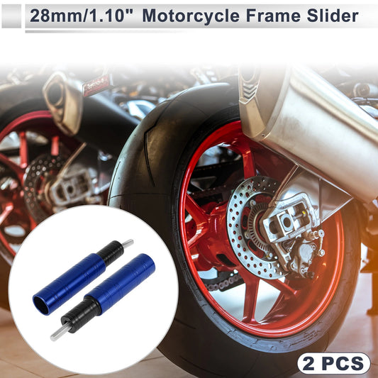 10.5mm Aluminum Alloy Slider Frame Bolt 2 x for Motorcycle