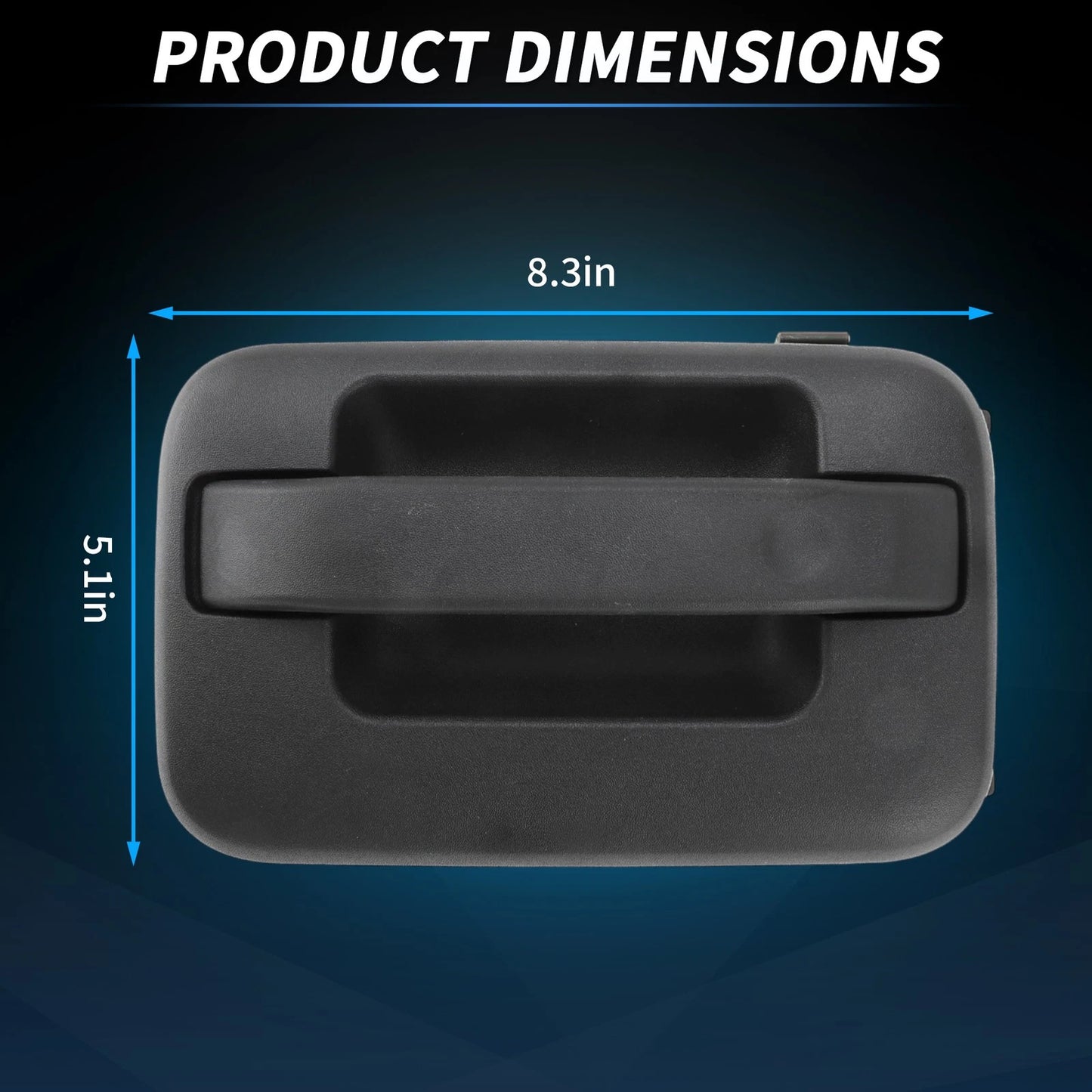 Rear Left Side Door Handle for Ford F150 Lobo (2004-2006)