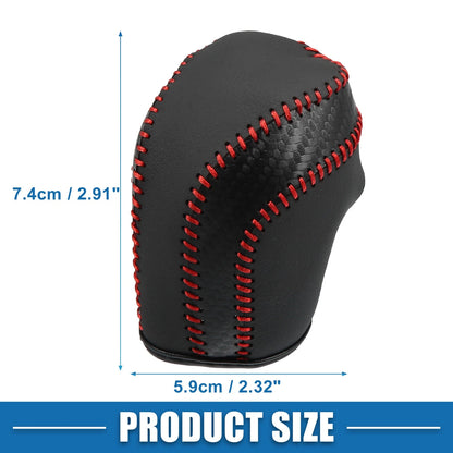 Car Gear Shifting Knob Cover for Toyota Camry 2018-2023 Black Red Line
