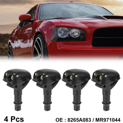 4pcs Front Windshield Washer Nozzles for Mitsubishi Lancer (1995-2005)