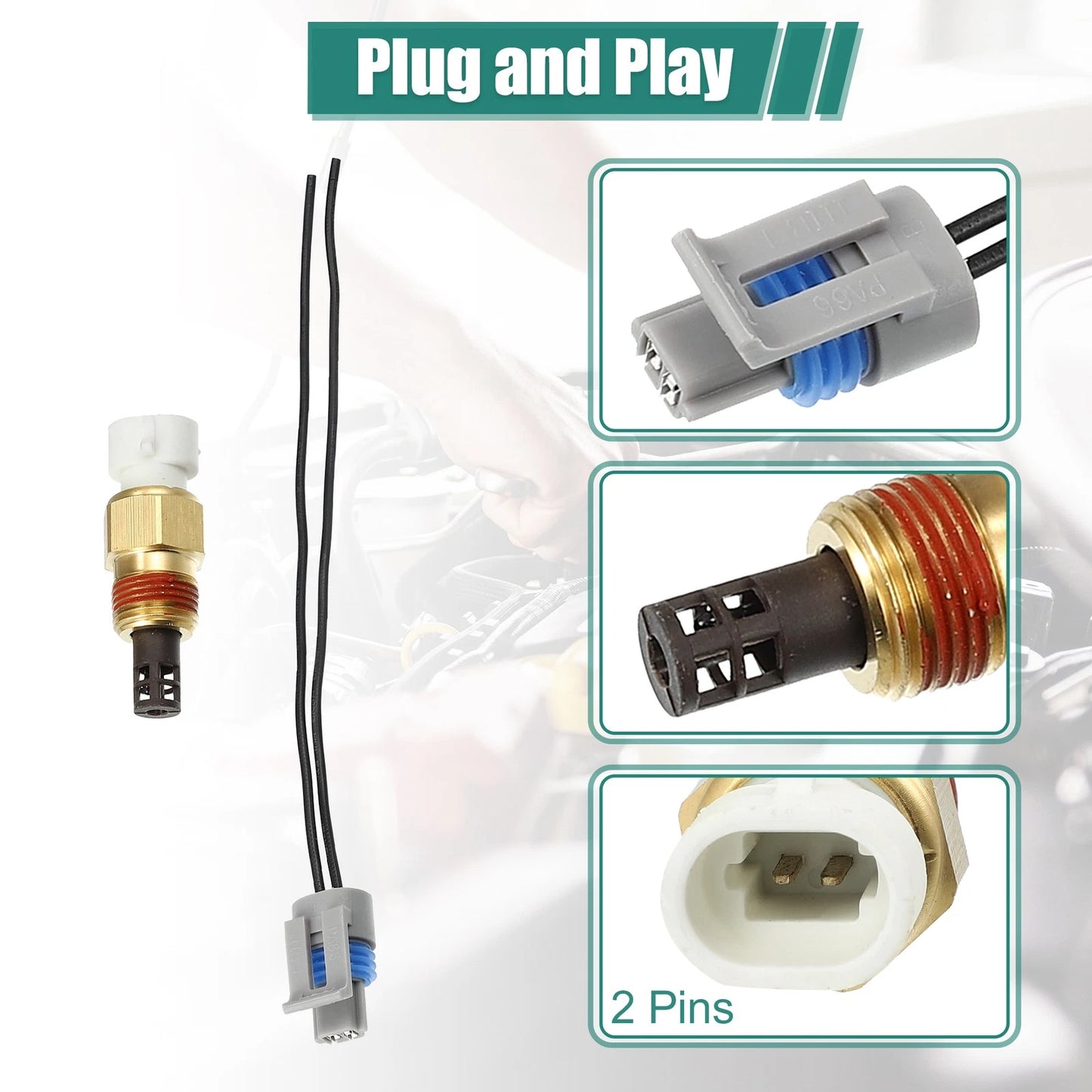 Intake Air Temperature Sensor Kit for Cadillac Chevrolet
