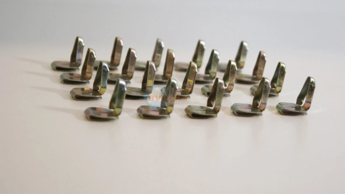 Door Trim Clips for Ford XK XL XM XP - 20 Metal Clips (1960-1970)