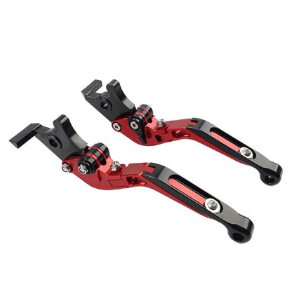 Red CNC Folding Extendable Brake Clutch Levers for BMW S1000XR (2015-2021)