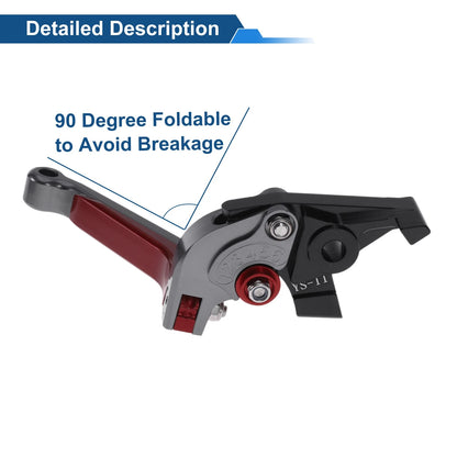 Adjustable Brake Clutch Levers  for Honda X11 (1999-2002) Titanium Red