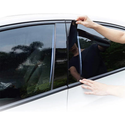 12Pcs Door Pillar Frame Cover Stickers for Range Rover HSE (2002-2012)