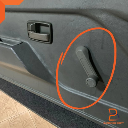 Black Window Crank Handles for Holden Rodeo Isuzu KB (1980-1995)