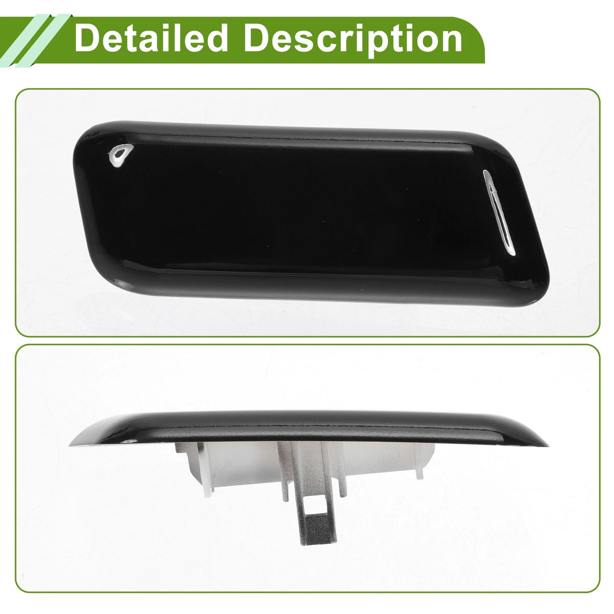 Front Right Washer Nozzle Cover for Toyota Land Cruiser (2016-2021) Black