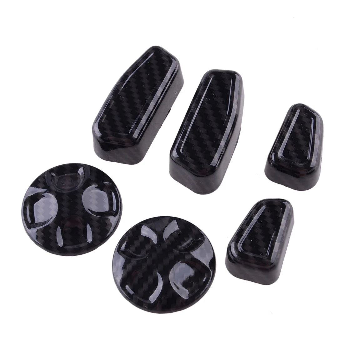 6 x Electric Seat Adjustment Switch Button Covers for RAM 1500 Durango (2002-2023)