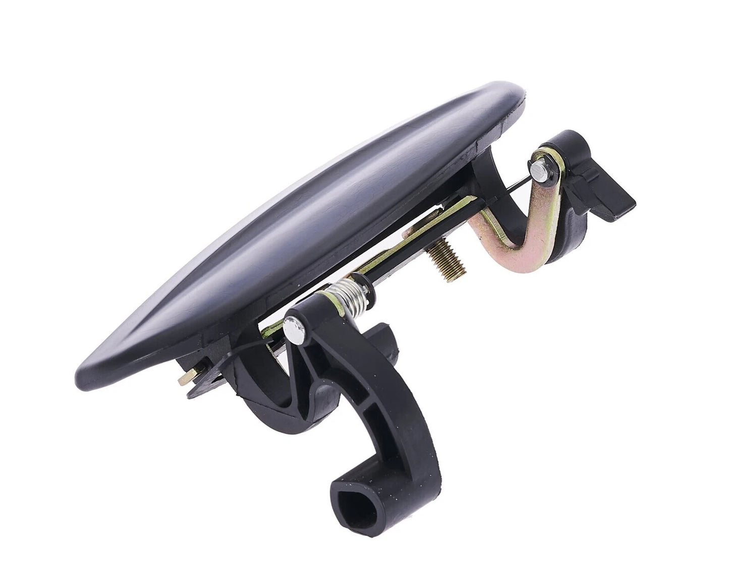 Rear Left Outer Door Handle Smooth Black for Kia Rio (2002-2005)