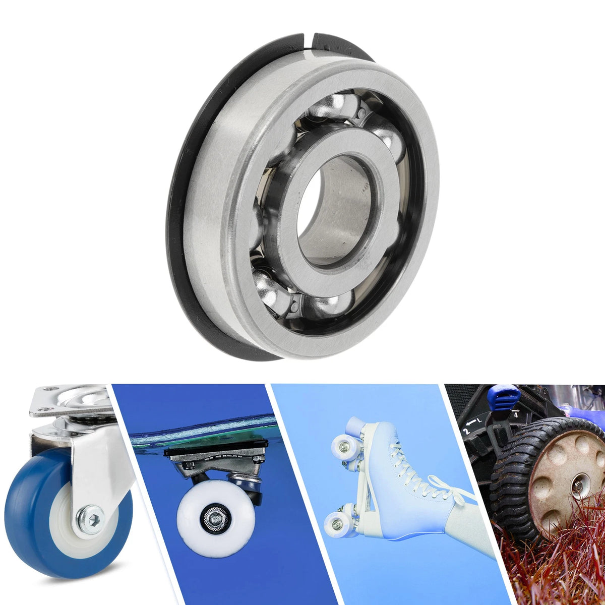 Deep Groove Ball Bearings 17x47x14mm 1 Pc for Scooter Skateboard Wheel