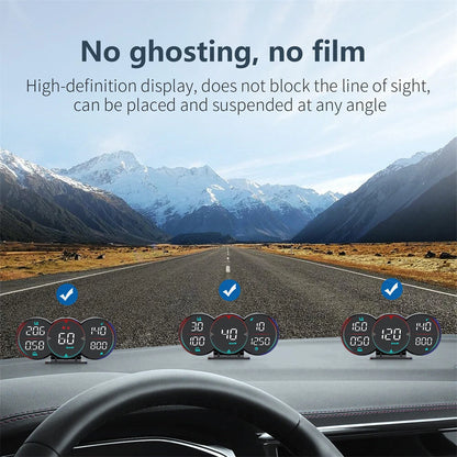 Multifunction HUD GPS Heads Up Display Speedometer for Car