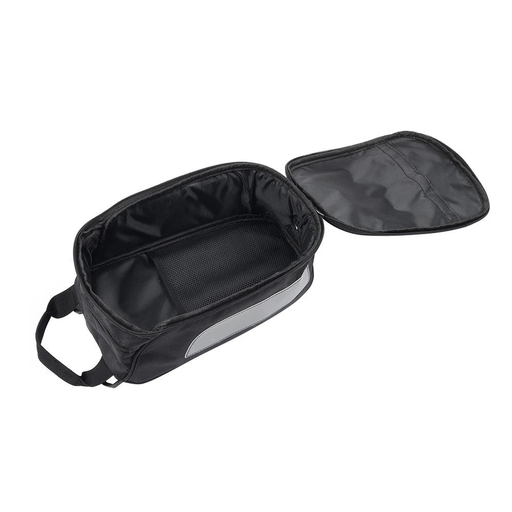 Universal Motorcycle Front Fuel Tank Bag - Touchable Navigation - Black