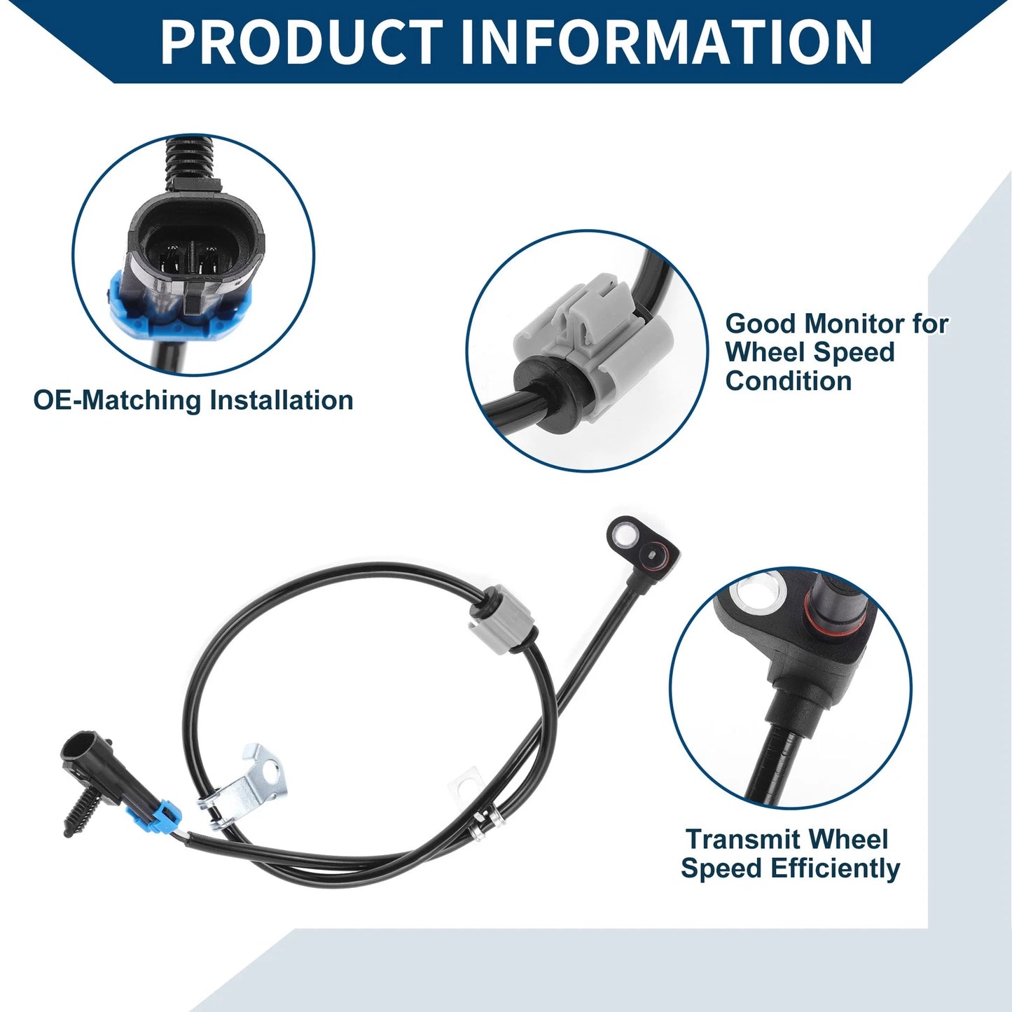 ABS Wheel Speed Sensor for Chevrolet Astro AWD Right