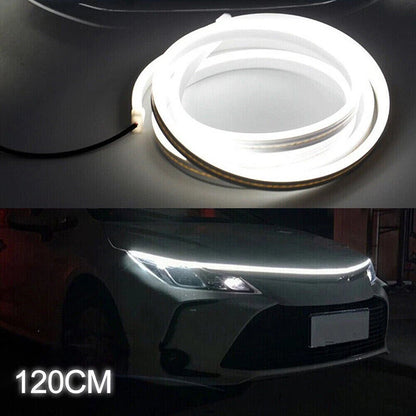 220cm Dynamic LED Hood Light Strip for Car DRL Daytime Running Light