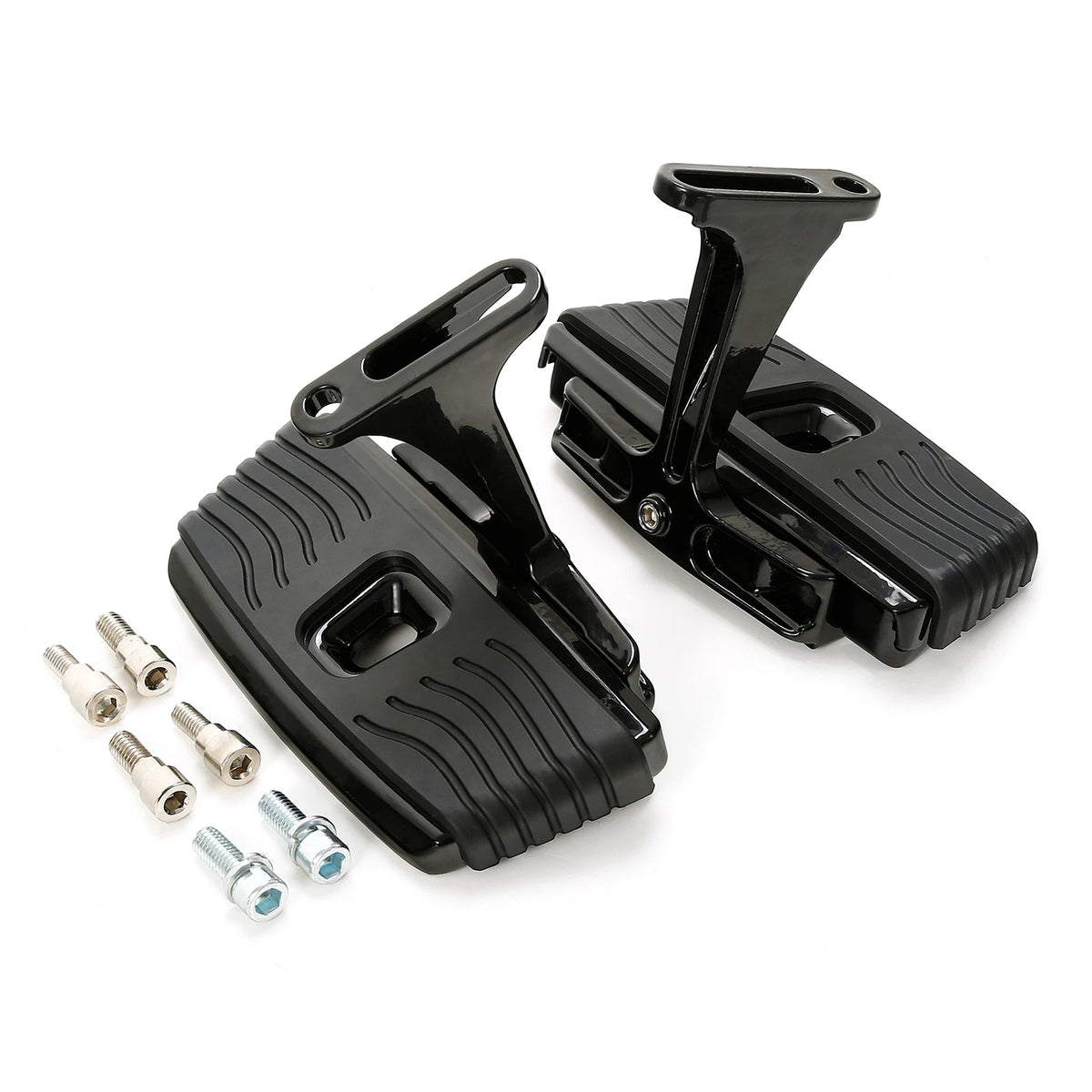 Passenger Floorboards for Harley CVO Road Street Glide (2023-2025) Black