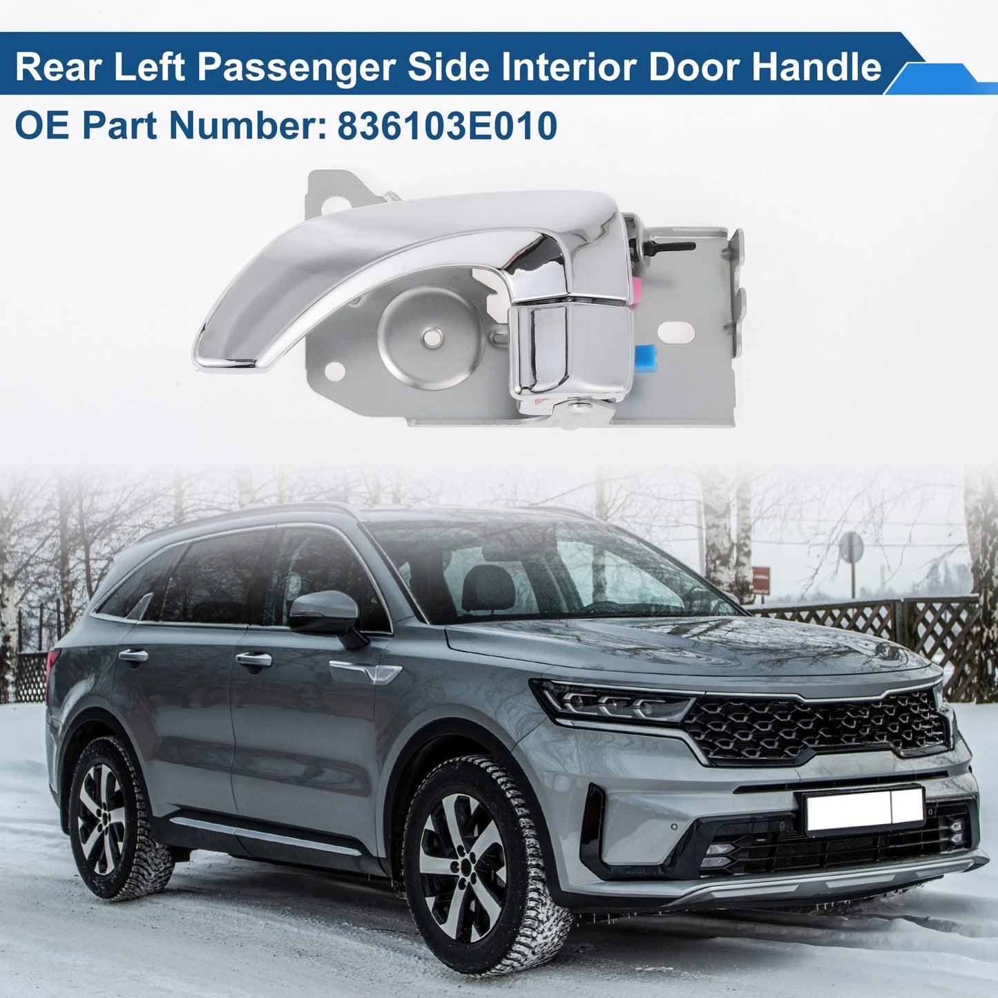 Rear Left Passenger Side Door Handle for Kia Sorento (2011-2020)
