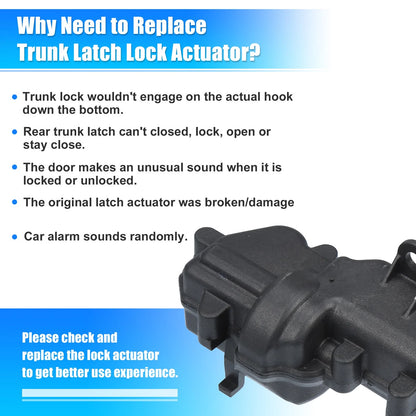 Tailgate Trunk Latch Lock Actuator for Dodge Grand Caravan (2001-2007)