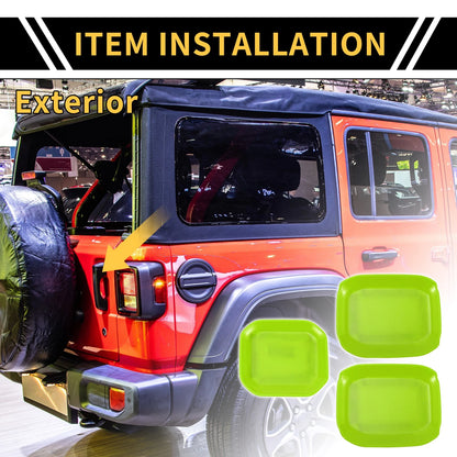 Exterior Door Handle Bowl Cover Trims for Jeep Gladiator JT (2020-2024)