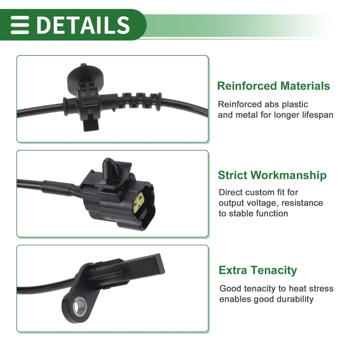 ABS Wheel Speed Sensor for Chevrolet Sail 3 (2015-2020) Rear Left