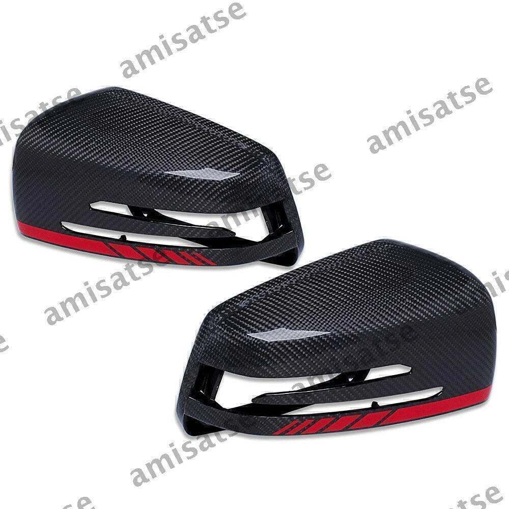 Carbon Fiber Mirror Covers for Mercedes W204 W218 W221 W246 W117 (2011-2023)