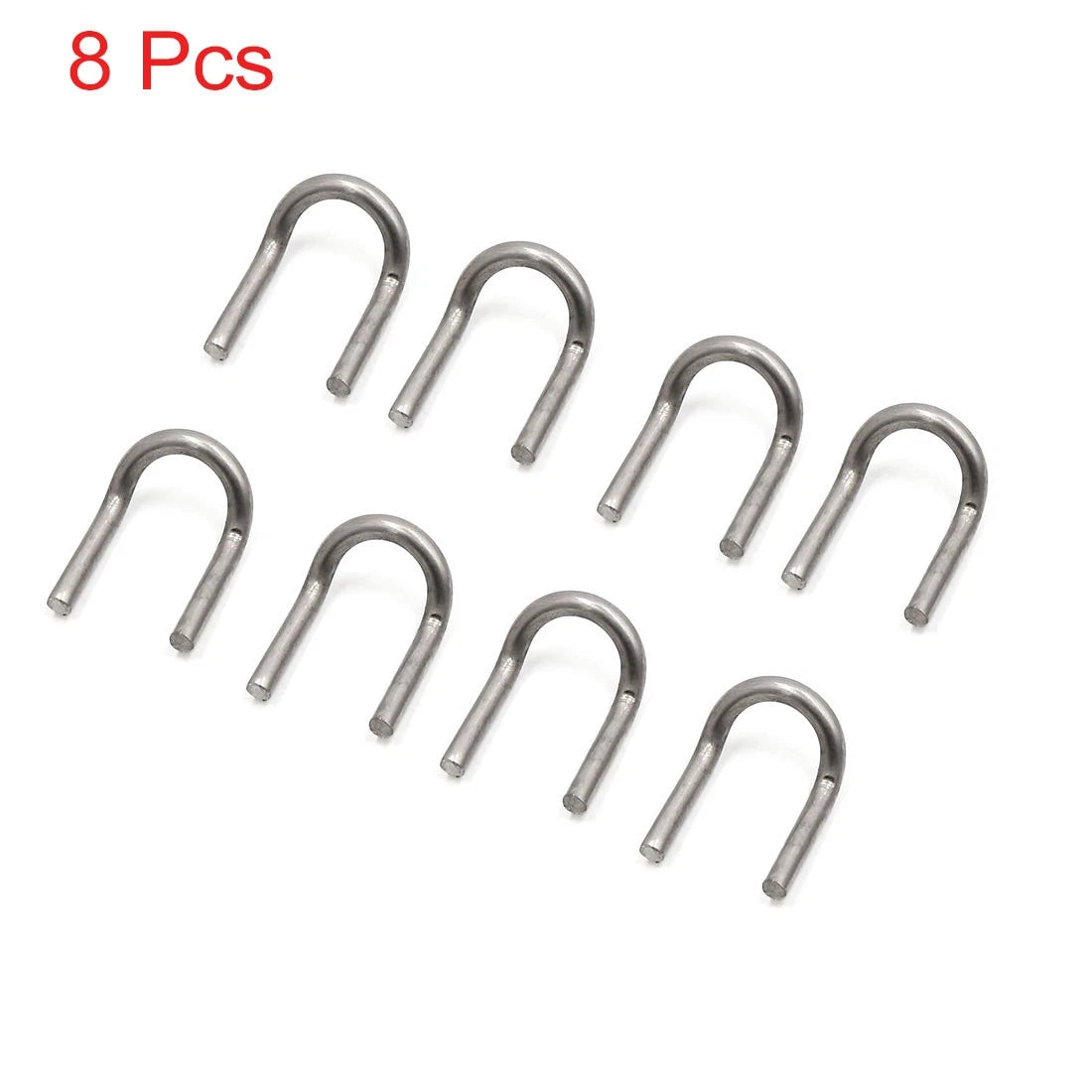 8pcs Universal U Shaped Exhaust Pipe Muffler Pull Hooks for Motorcycle Scooter