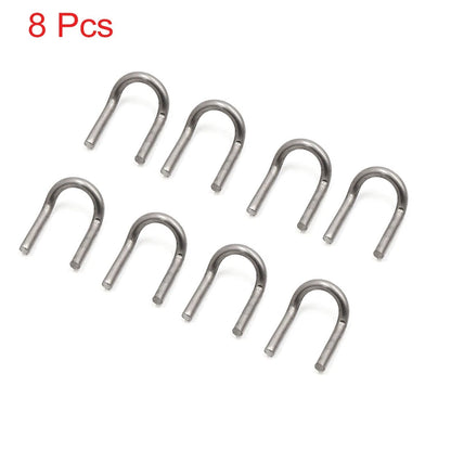 8pcs Universal U Shaped Exhaust Pipe Muffler Pull Hooks for Motorcycle Scooter