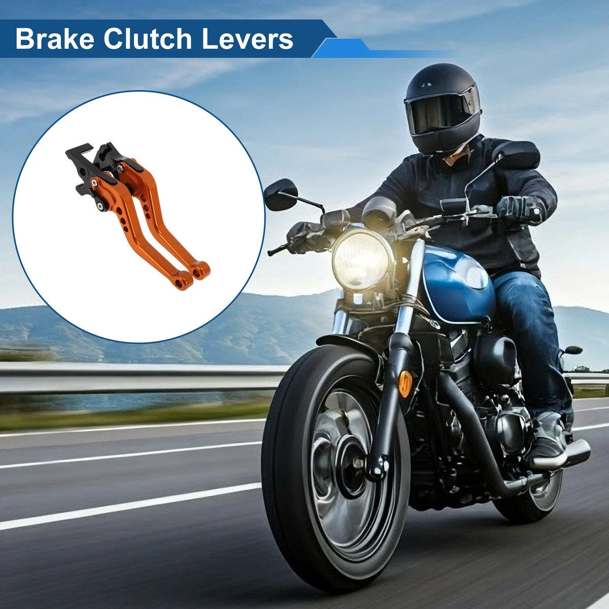 1 Pair Short Brake Clutch Levers for YAMAHA YZF-R25 (2014–2025)