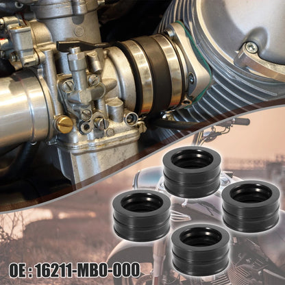 4 x Motorcycle Carburetor Intake Adaptor Connector for Honda