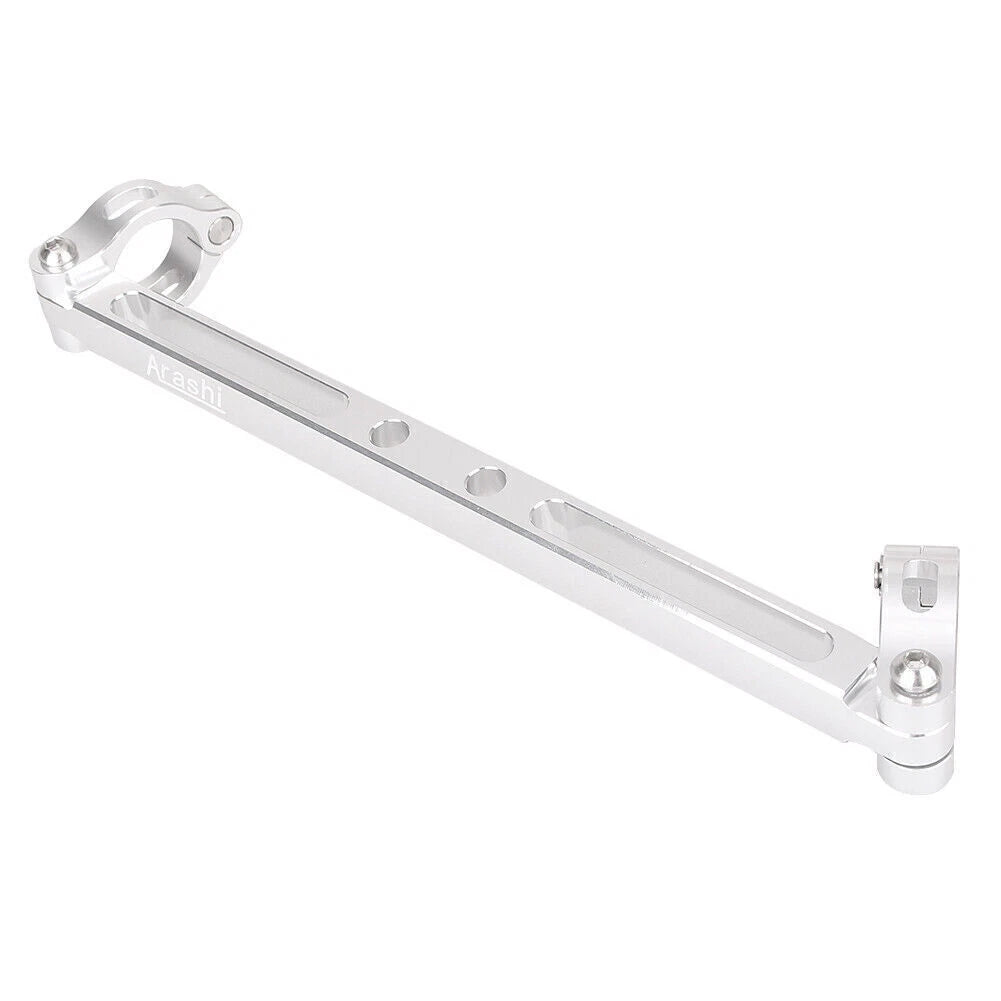 Handlebar Cross-Bar Brace Clamp for BMW R1200GS (2013-2014) Silver Aluminum
