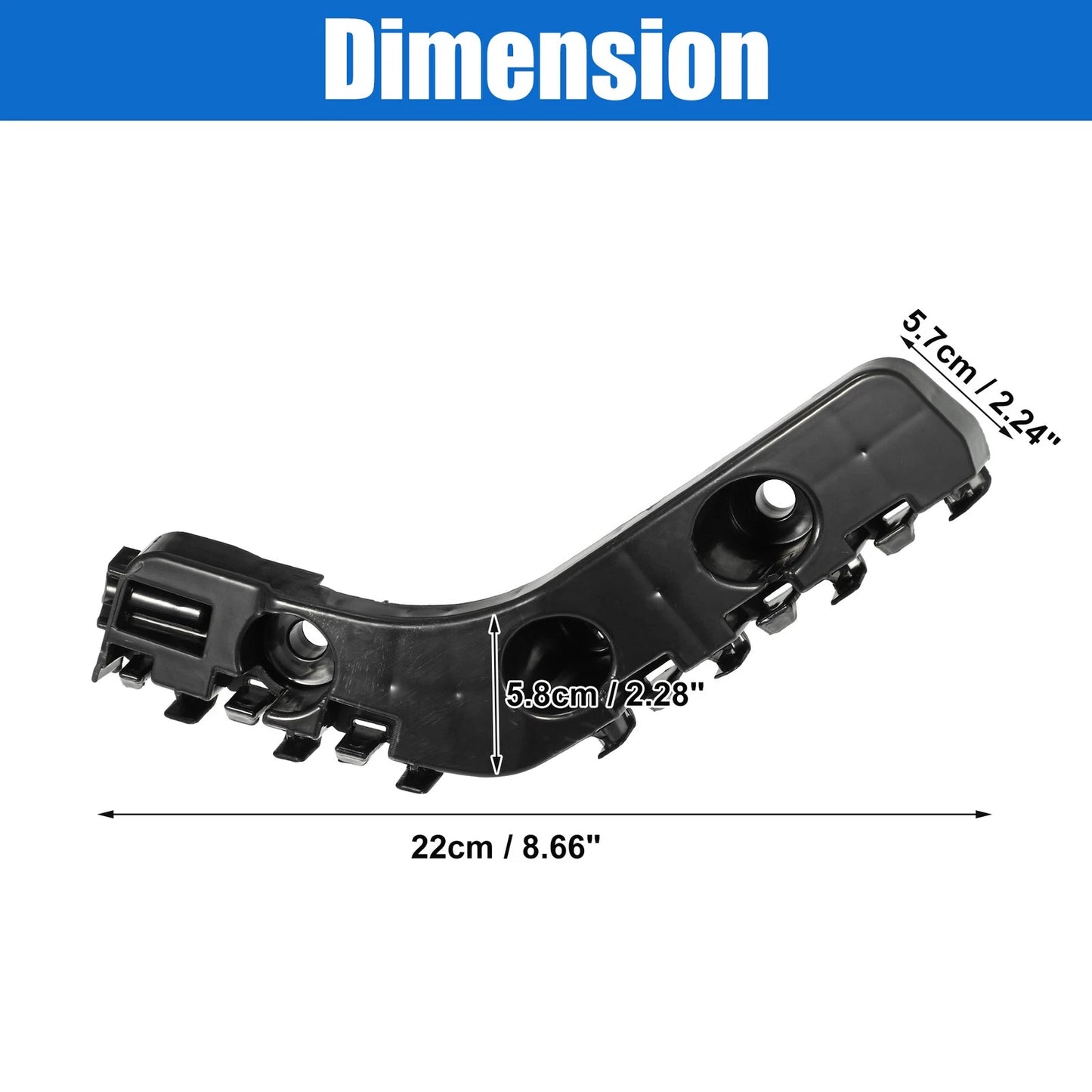 Front Bumper Bracket for Jeep Grand Cherokee (1999-2004) - 2 x Retainers