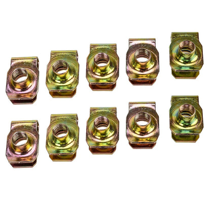 10x M8 Thread Spire Speed Clip U Nut Fasteners for Motorcycle Panel