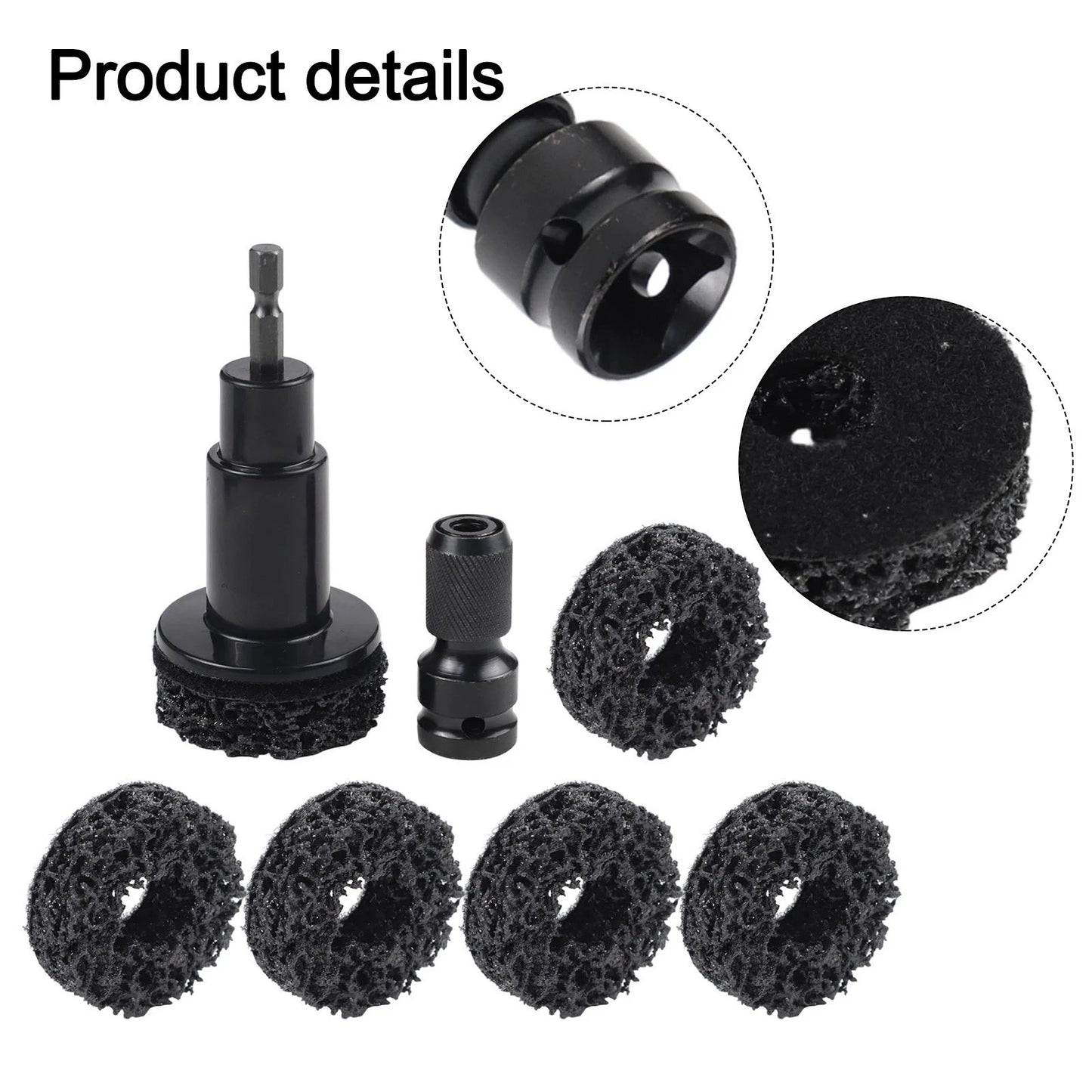 8PCS / Automotive Rust Removal Tools for Hub Shafts and Brake Disc Cleaning
