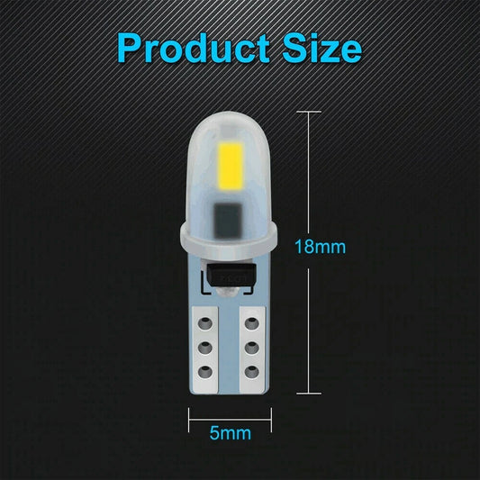 18mm / T5 / SMD 2LED Wedge Dashboard Instrument Panel Light Lamps for Car Model