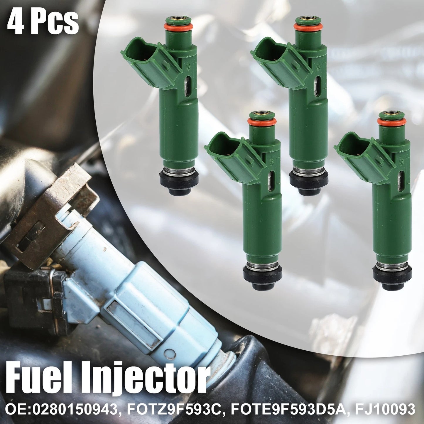 4 x Fuel Injector Nozzles for Toyota Celica Matrix 1.8L (2003-2005)